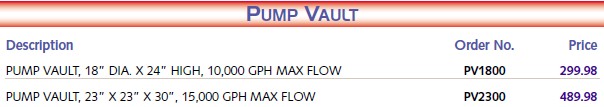 Pump Vault